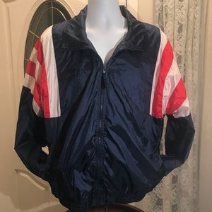 Sierra Pacific Windbreaker Jacket Red Blue White